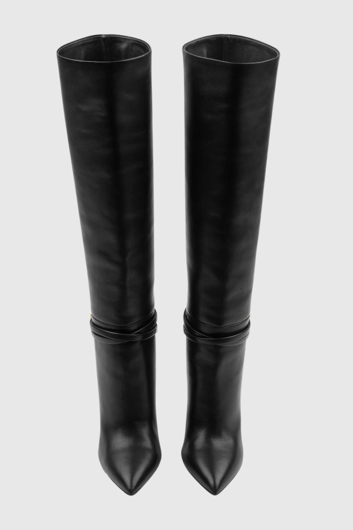 Lily Leather Padlock Boots
