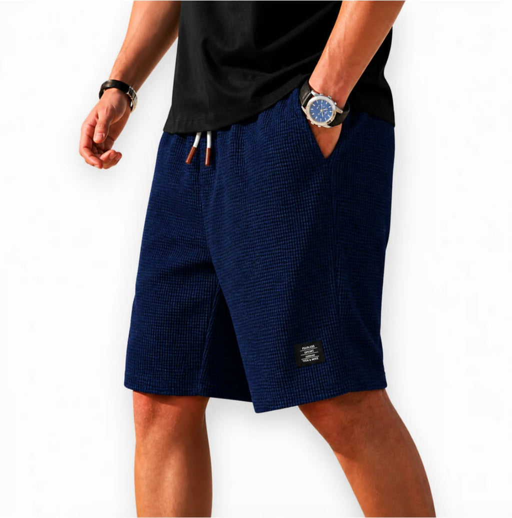 Kevin™ | Waffle Capri Shorts