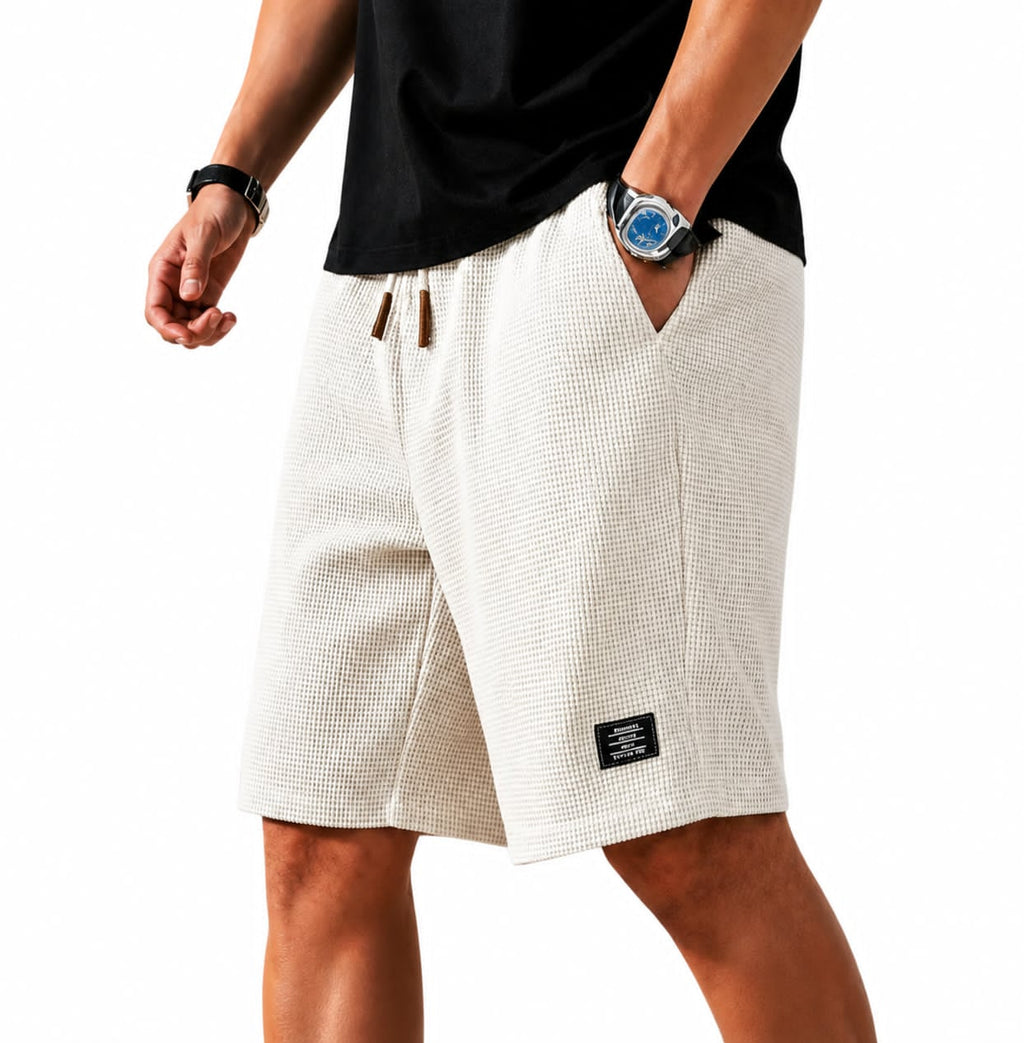 Kevin™ | Waffle Capri Shorts