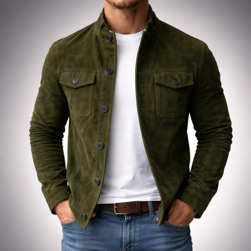 Elwyn™ | Stylish Suede Jacket