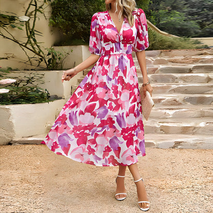 ANNELIE™ – Daydream Floral Midi Dress