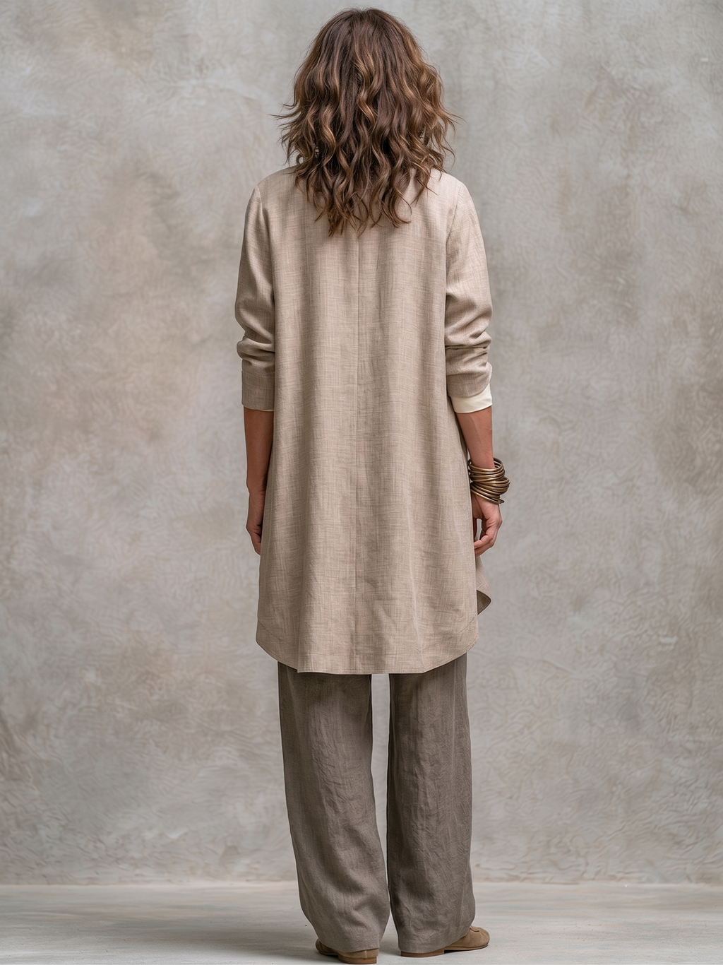 CELESTE LAYERED WIDE-LEG SET