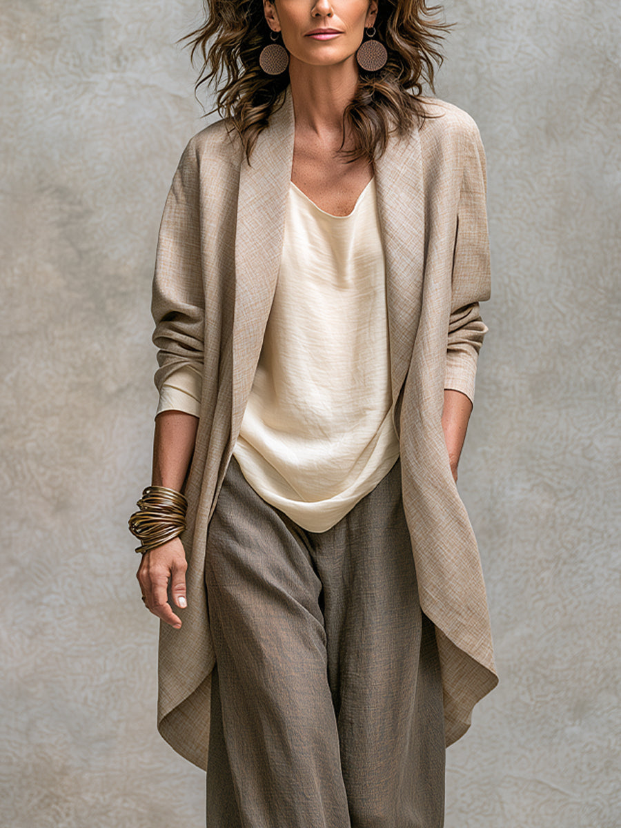 CELESTE LAYERED WIDE-LEG SET