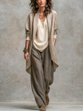 CELESTE LAYERED WIDE-LEG SET