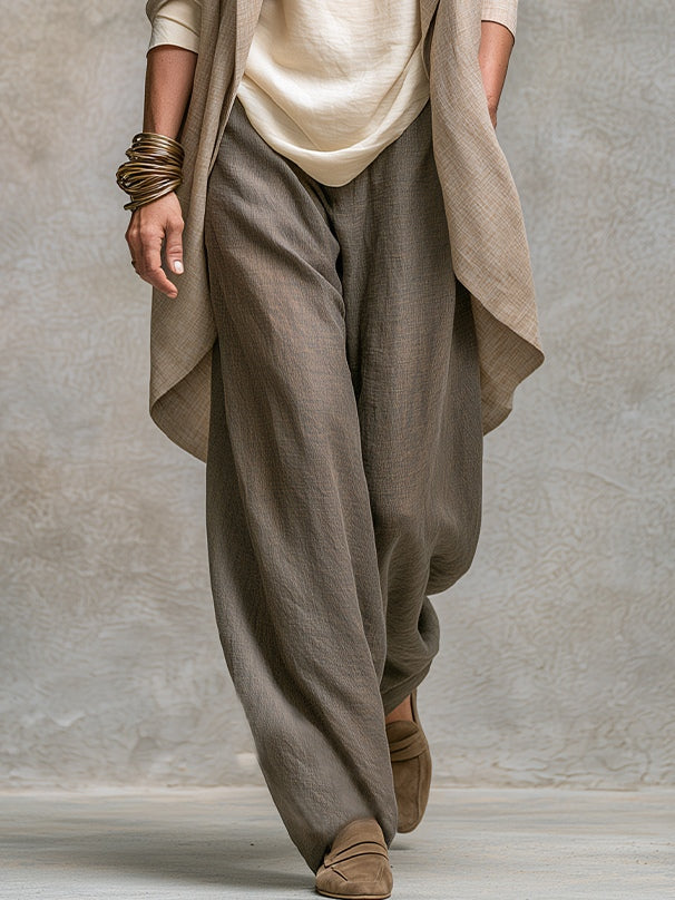 CELESTE LAYERED WIDE-LEG SET