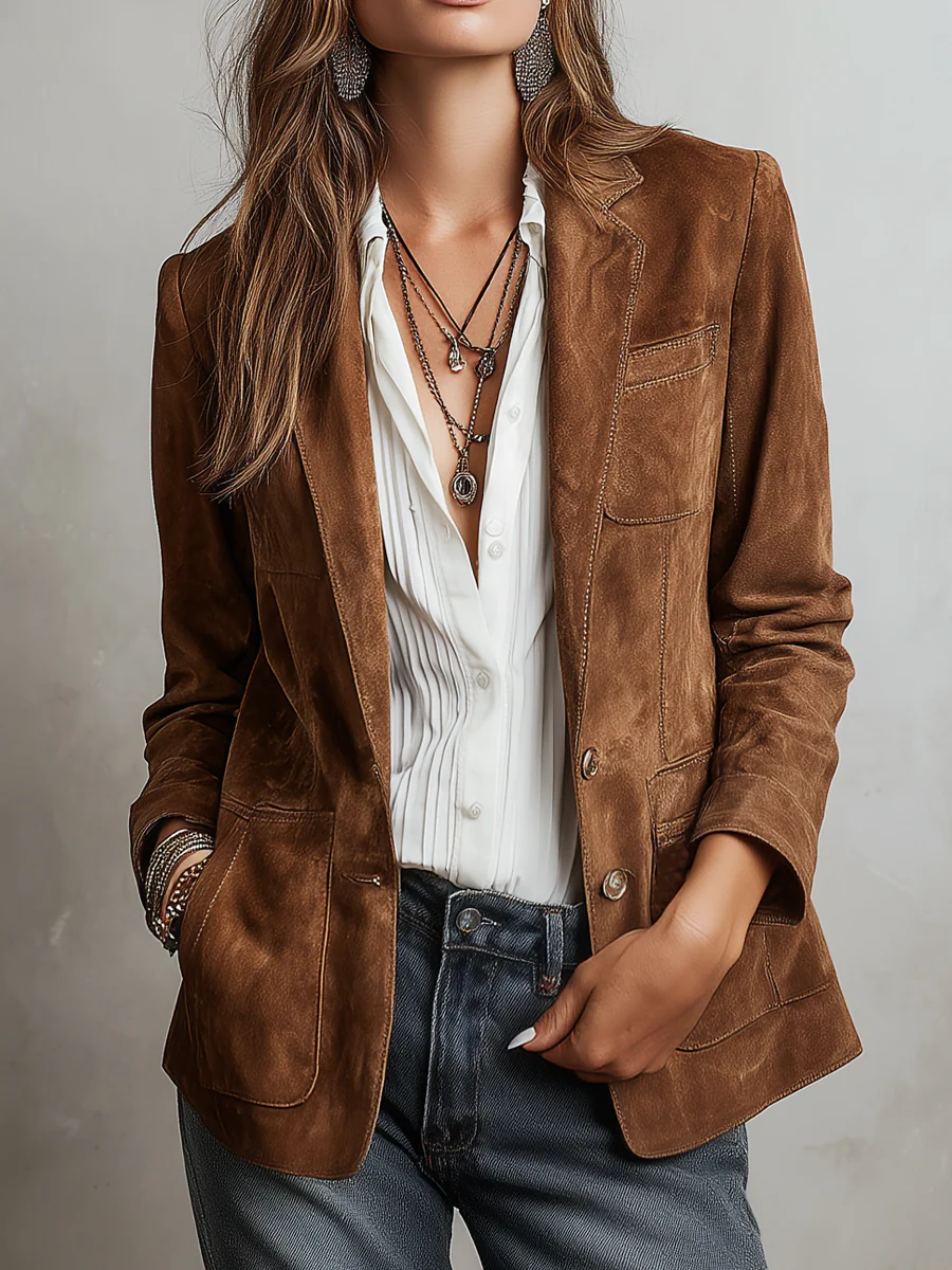 Vintage Brown Women's Blazer