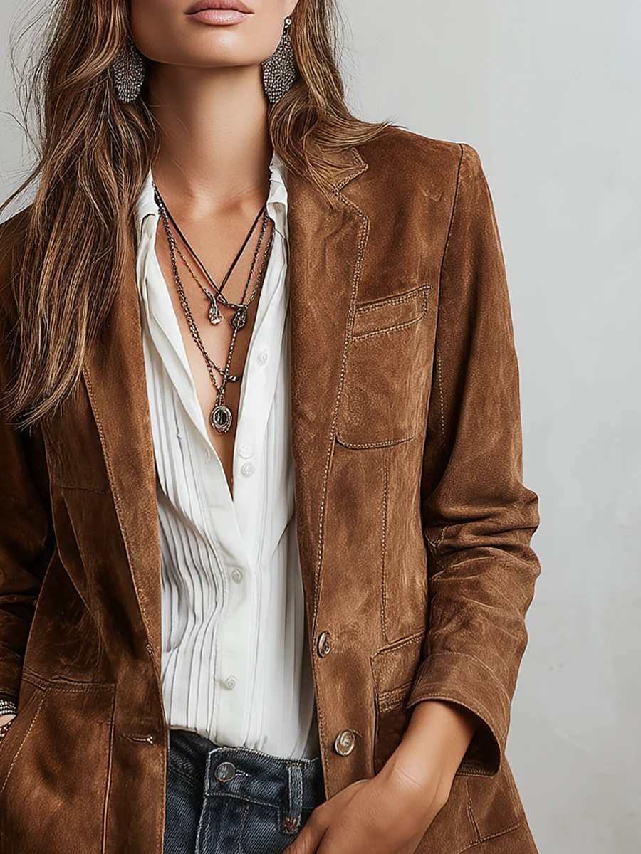 Vintage Brown Women's Blazer