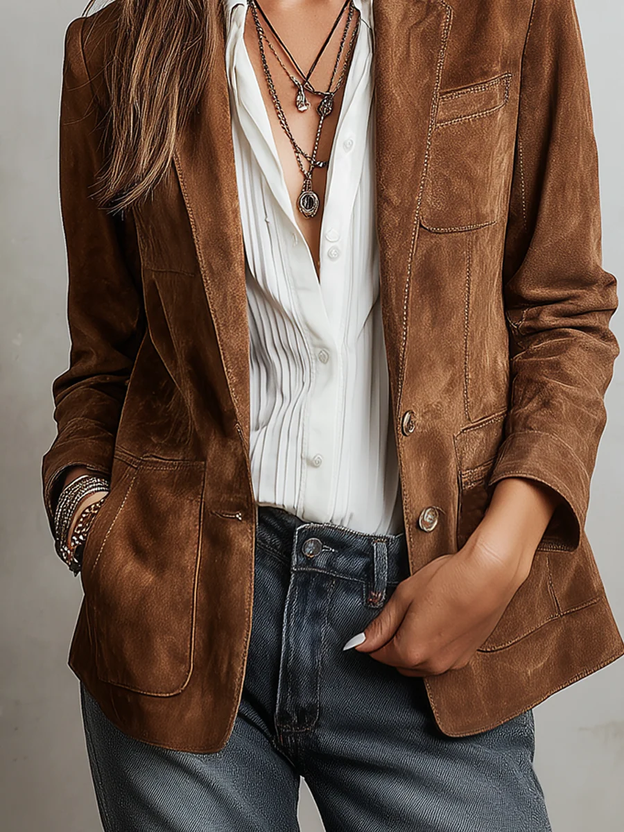 Vintage Brown Women's Blazer