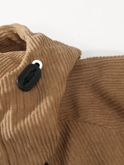 Corduroy Hooded Jacket