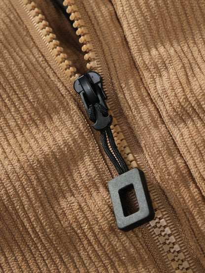 Corduroy Hooded Jacket