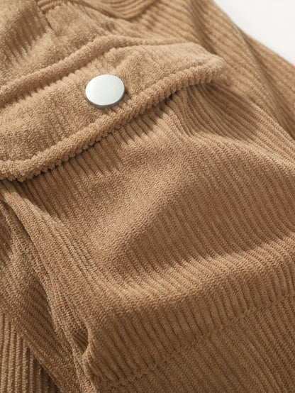 Corduroy Hooded Jacket