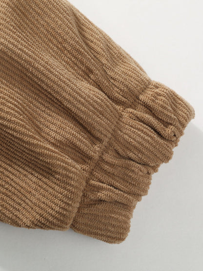 Corduroy Hooded Jacket
