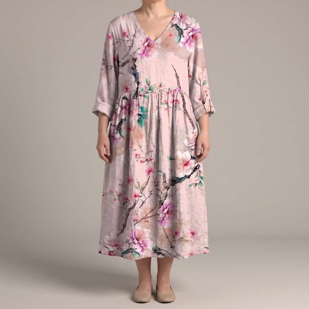 ALINA BLOSSOM MIDI DRESS