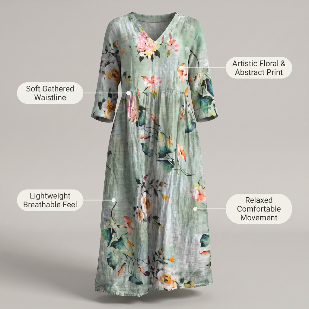 ALINA BLOSSOM MIDI DRESS
