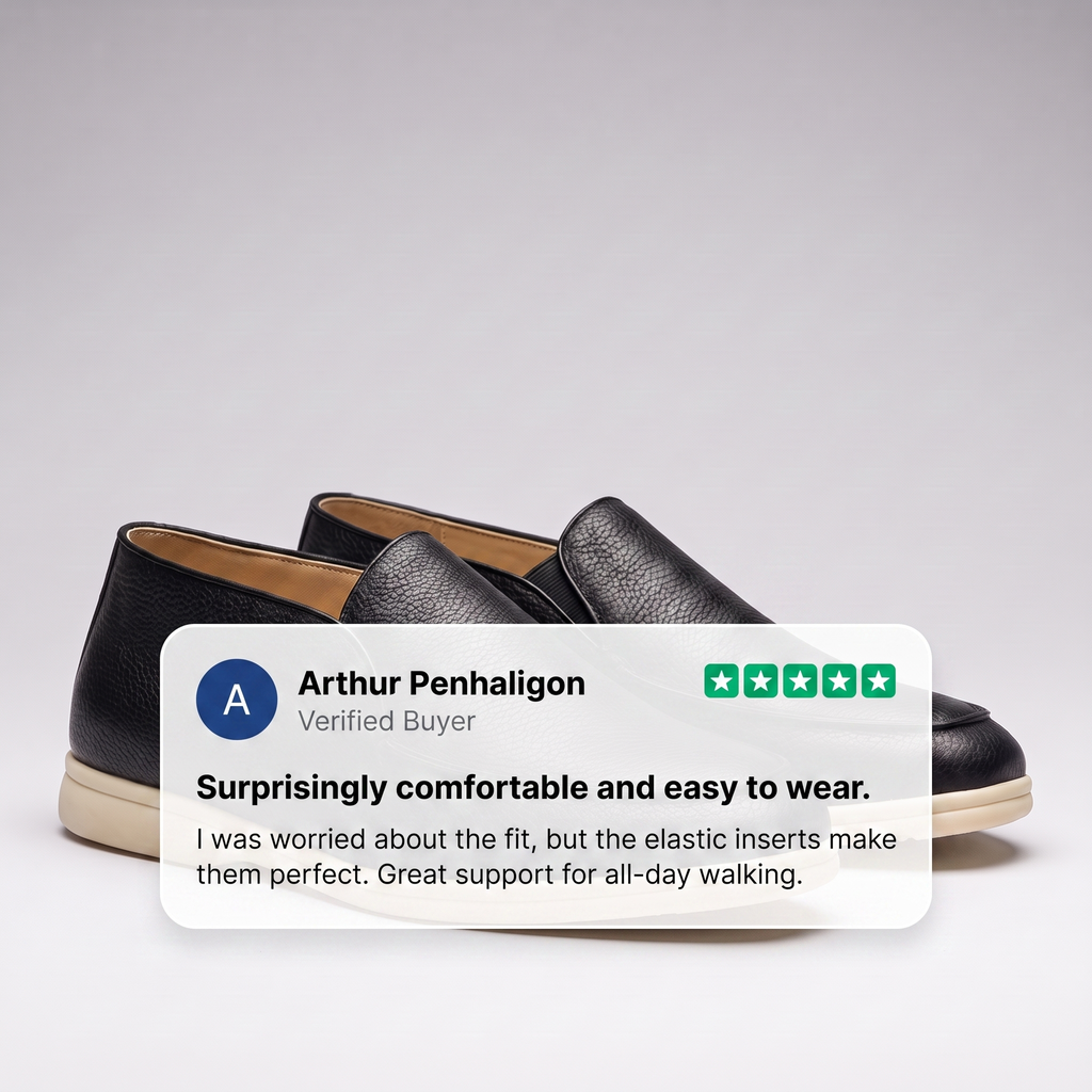 AUREX LEATHER LOAFERS
