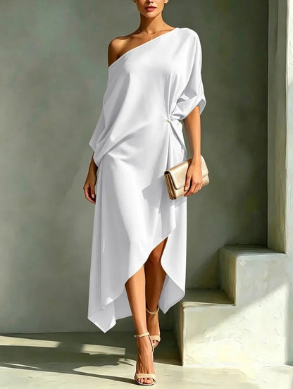Amelia™ | Elegant Asymmetric Dress