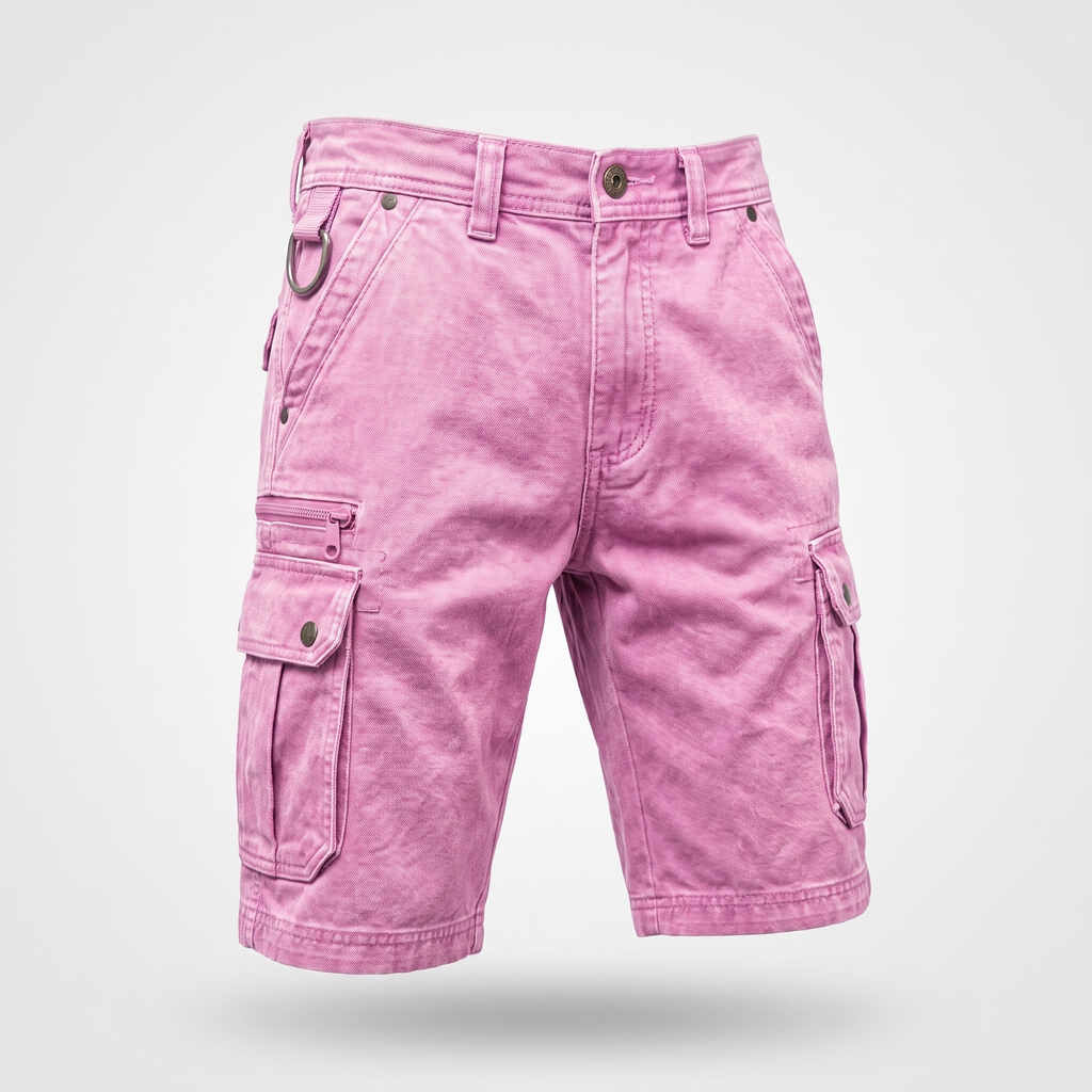 BRAMSHAW POCKET DENIM SHORTS