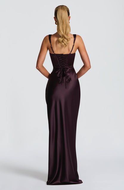 Calanthe Maxi Dress - Plum