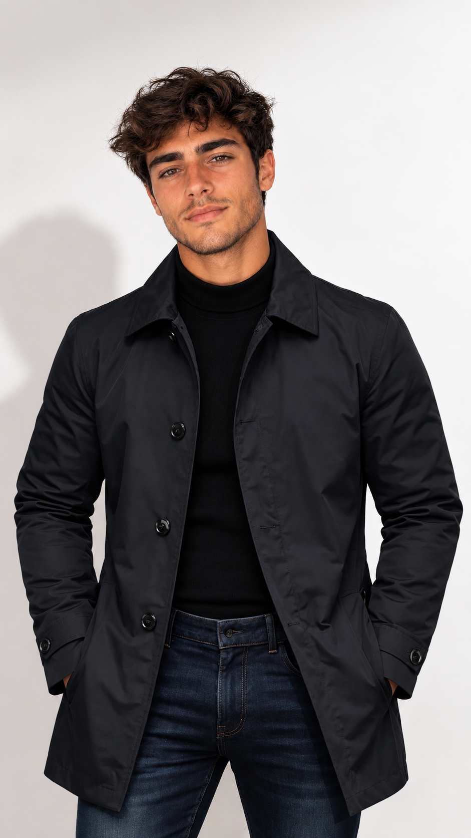 FOEXA | Cortavientos Impermeable Elegante para Hombre