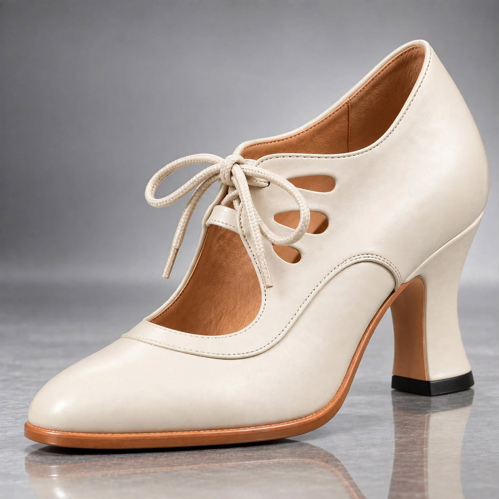 CLARA | LACE-UP HEELS