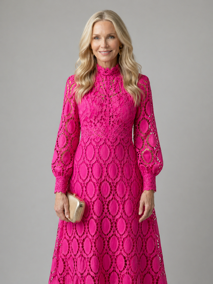 ARVELYNE™ | Lace Midi Dress