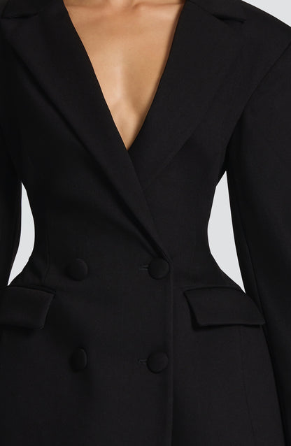 Elvira Mini Dress - Black