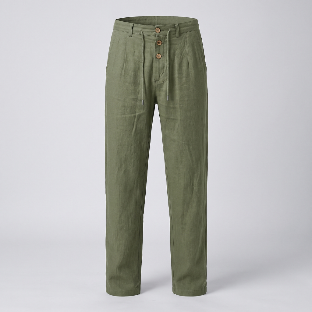 ETHAN LINEN TROUSERS