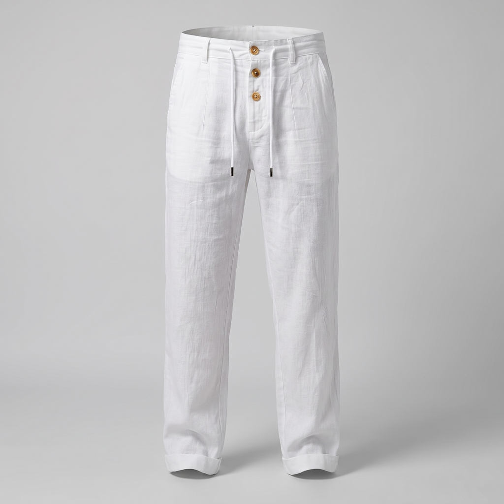 ETHAN LINEN TROUSERS