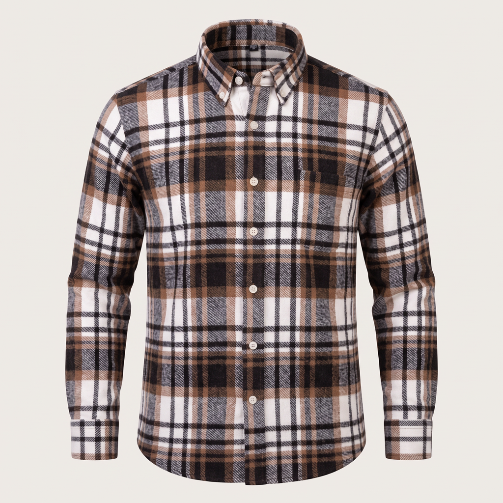 GRAYSON COTTON FLANNEL SHIRT