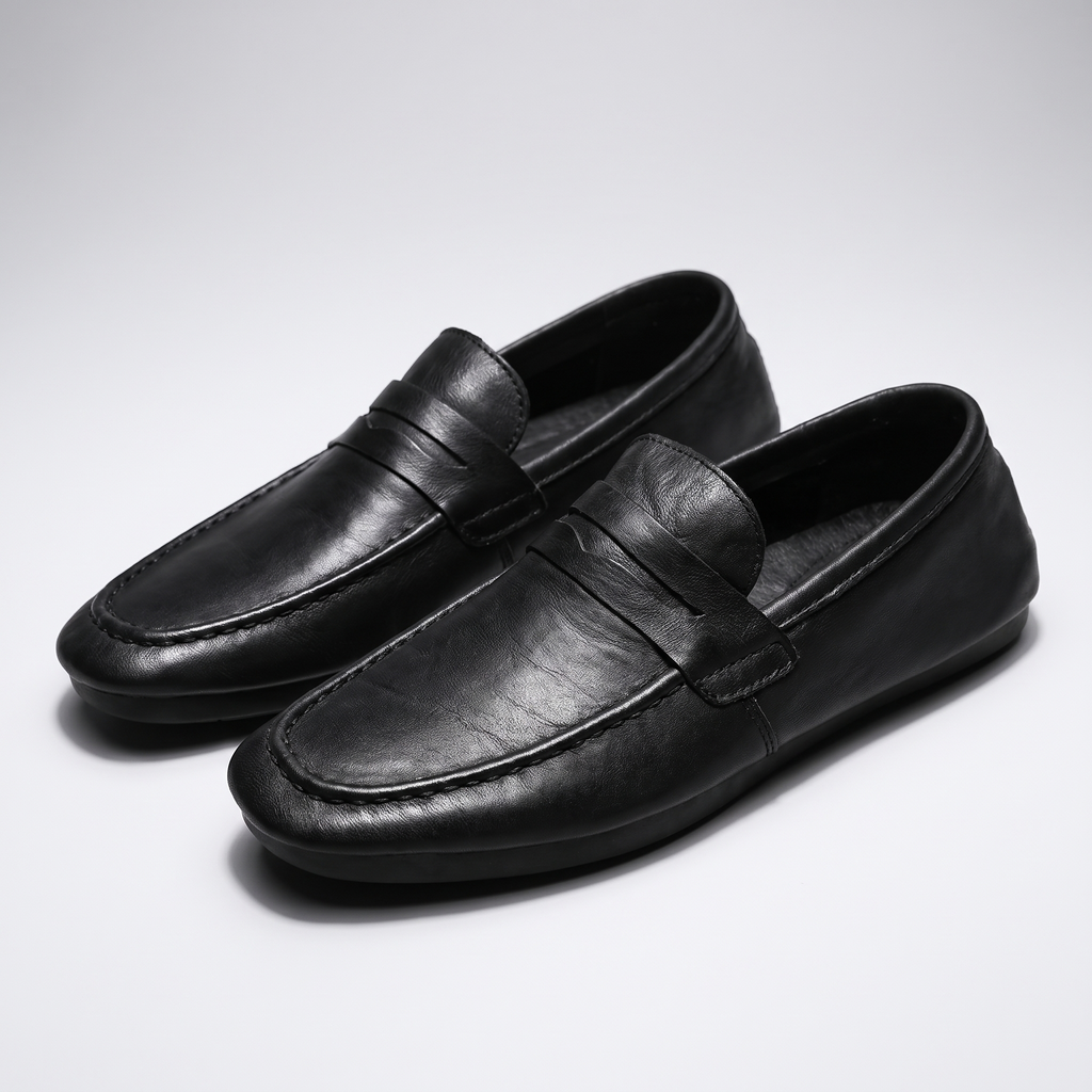 HARRINGTON PENNY LEATHER LOAFERS