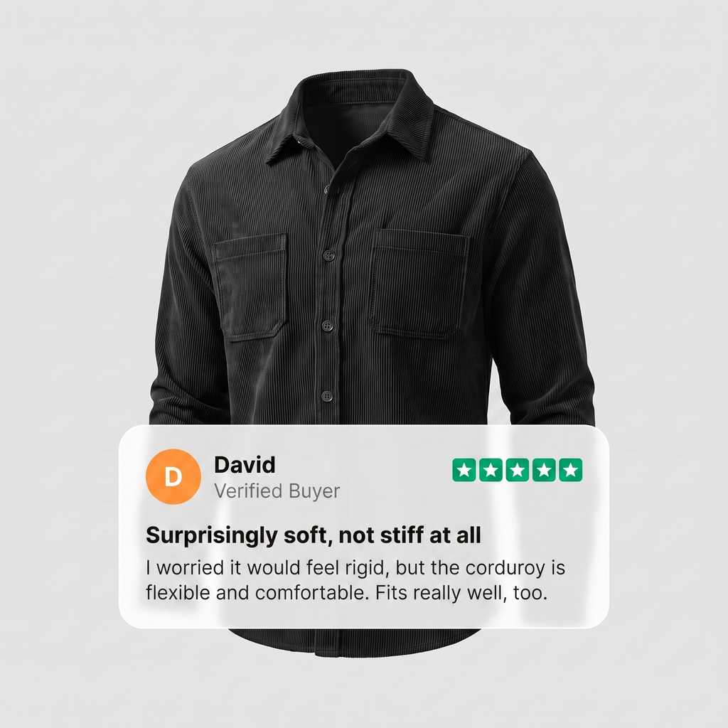 HARRIS CLASSIC CORDUROY SHIRT