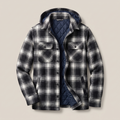 HARRY JACKET FLANNEL WITH REMOVABLE HOOD