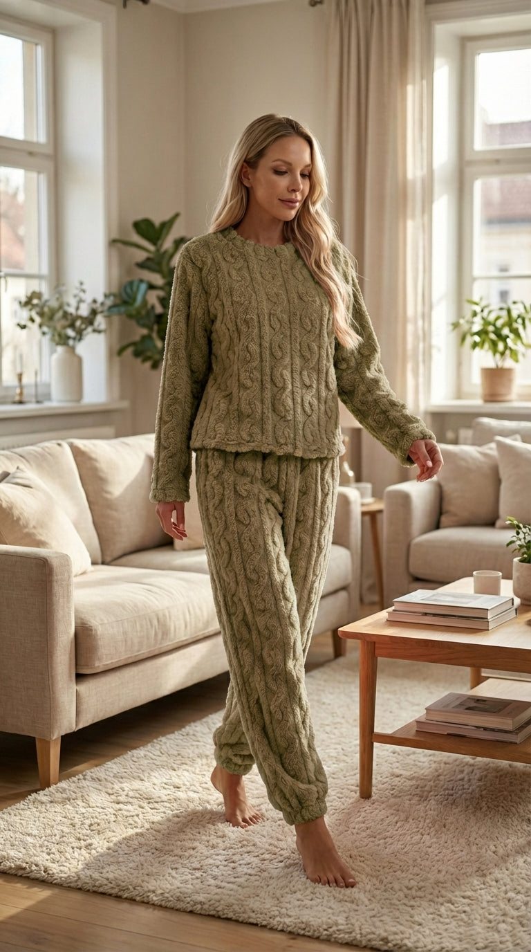 LUNARA™ | Ultra-Soft Fleece Pyjama Set