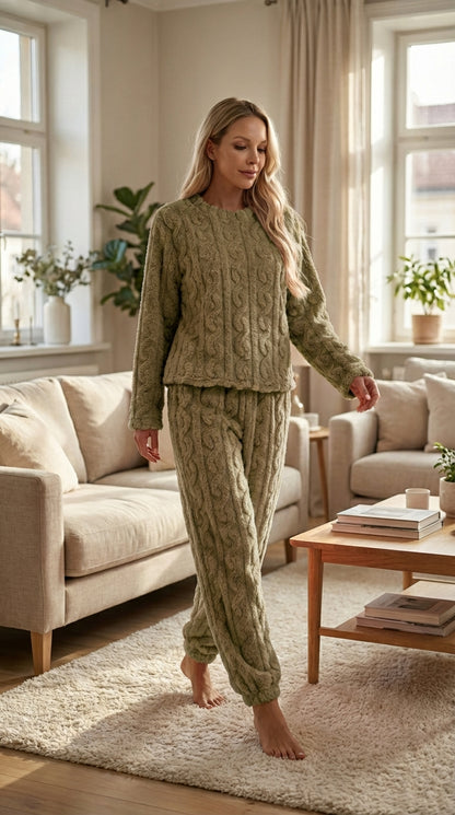 LUNARA™ | Ultra-Soft Fleece Pyjama Set