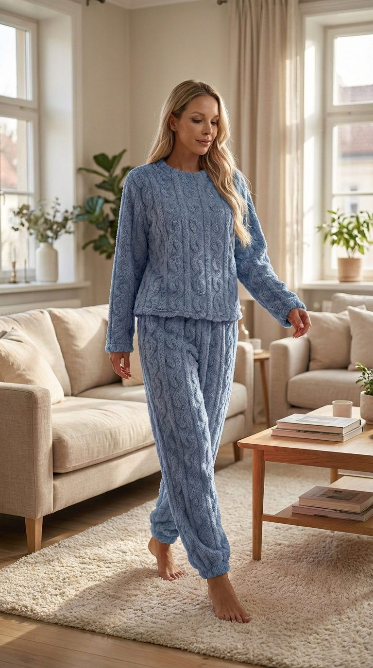 LUNARA™ | Ultra-Soft Fleece Pyjama Set