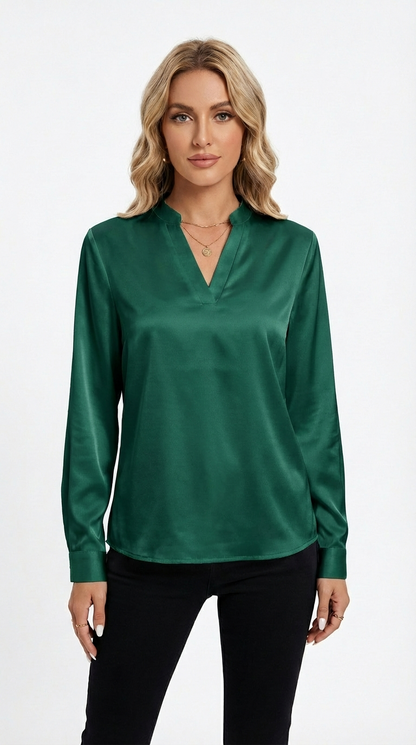 Elegant Satin Blouse