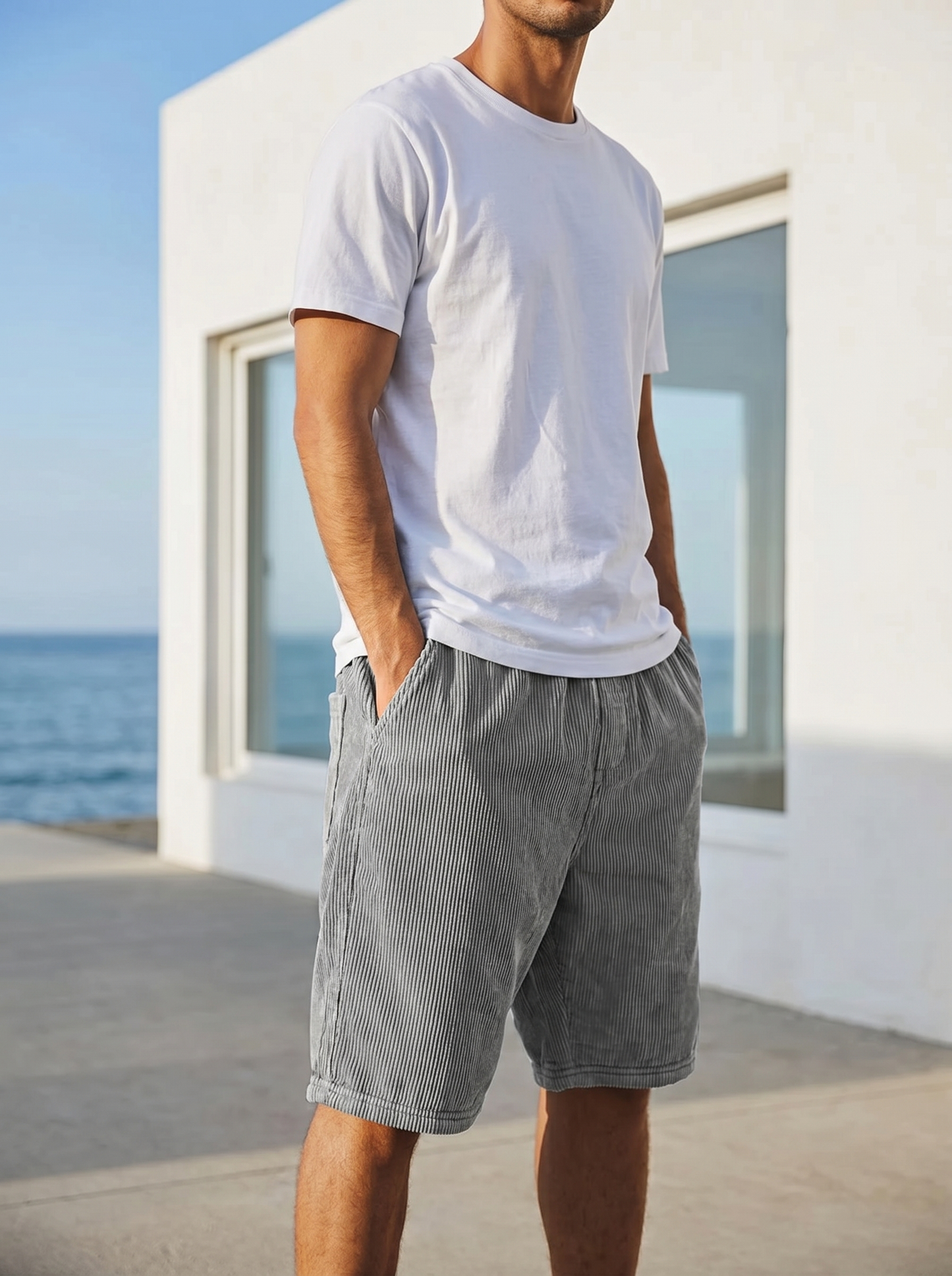 Theo | Elegant Velvet Shorts