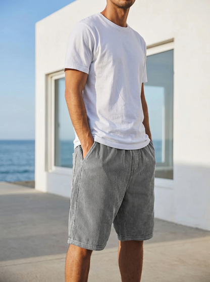 Theo | Elegant Velvet Shorts