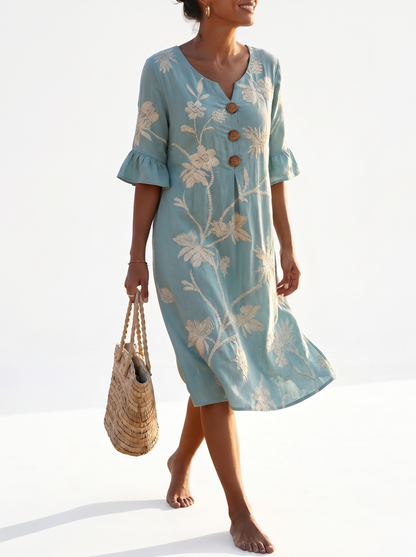 Emma - Women’s Casual Floral Print Dress