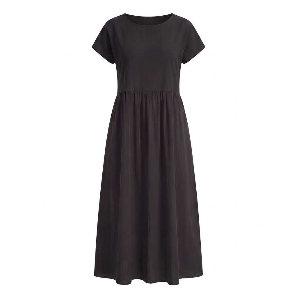AVA LUXE FLUID MIDI DRESS