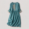 SOFIA LINEN DRESS