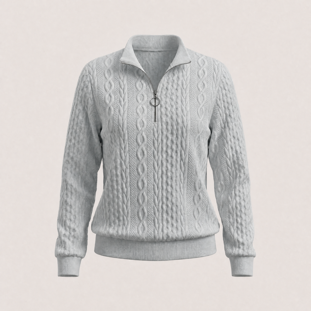 AMY SWEATER WITH ZIPPER