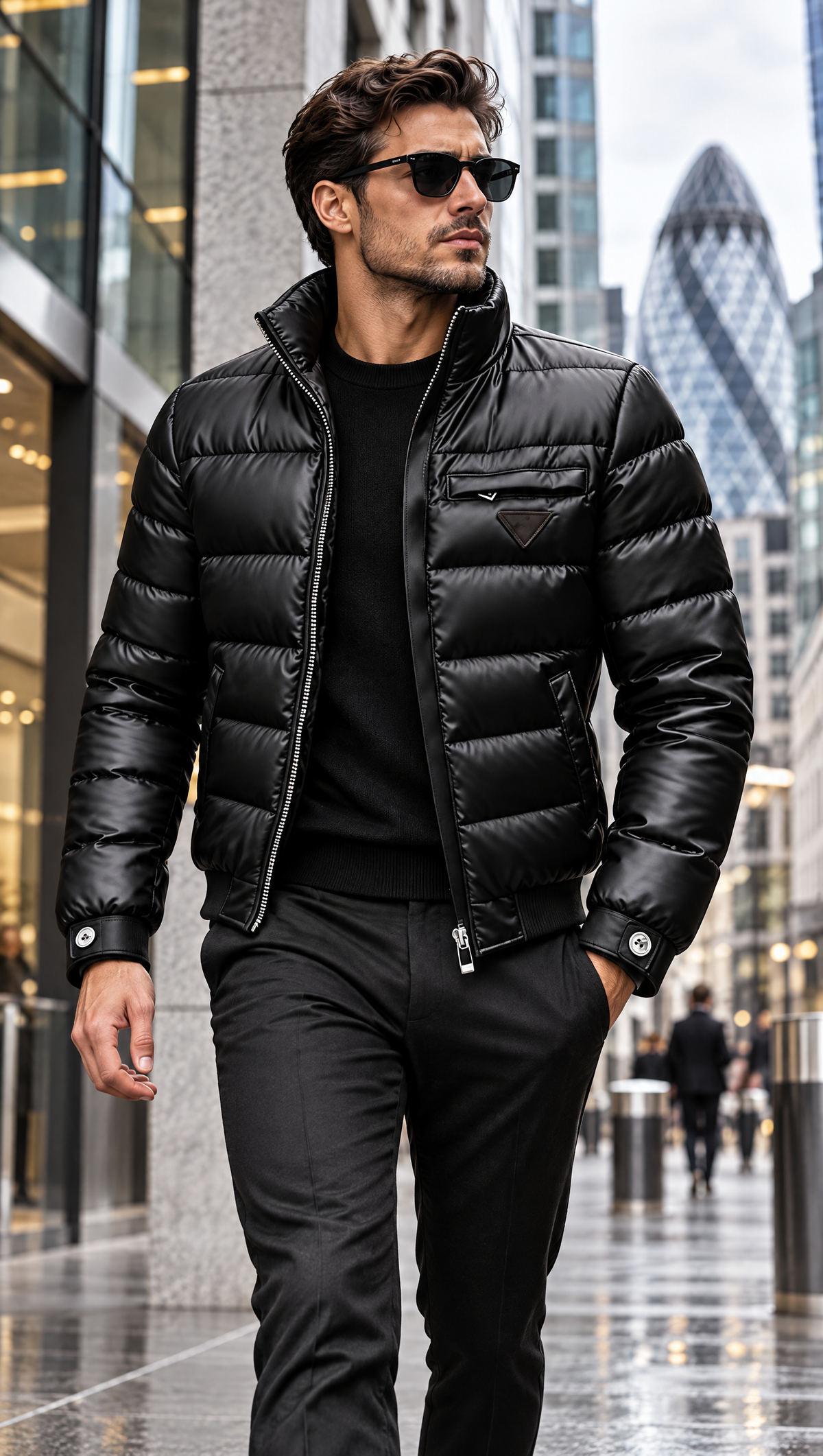 MEN'S ELEGANT QUILTED JACKET