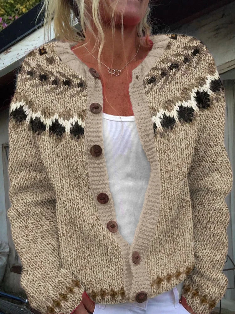 ELODIE COZY VINTAGE CARDIGAN