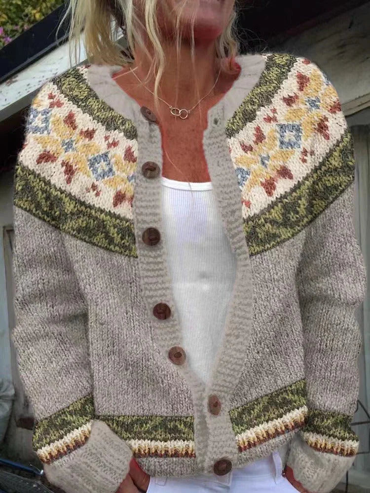 LOWENNA COZY VINTAGE CARDIGAN