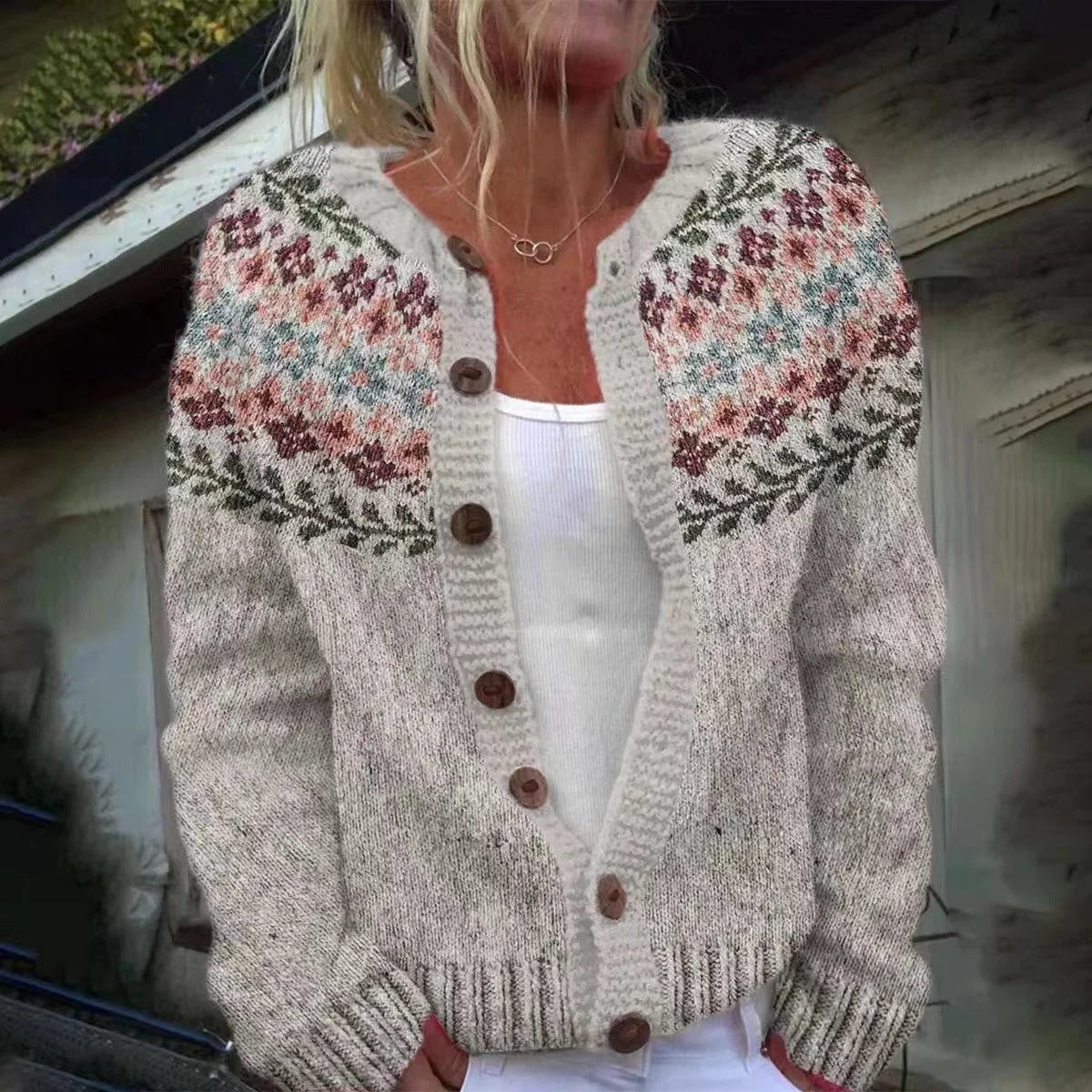 ISRA COZY VINTAGE CARDIGAN