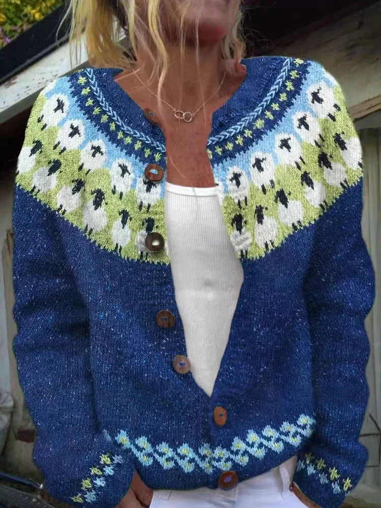 ANWEN COZY VINTAGE CARDIGAN