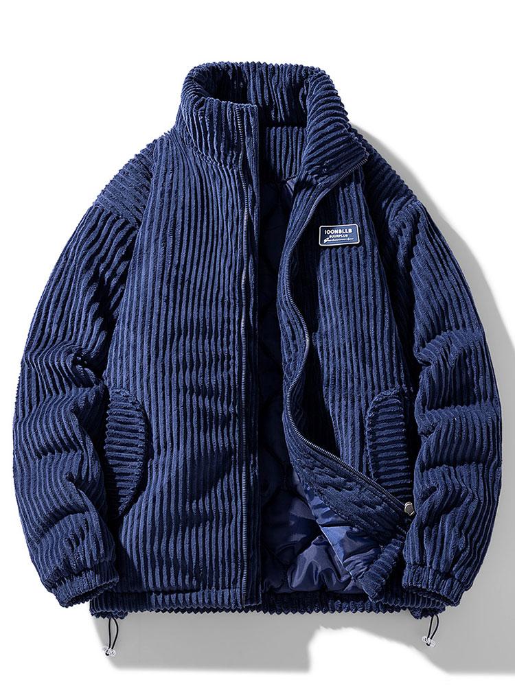 Quilted Lined Corduroy Coat