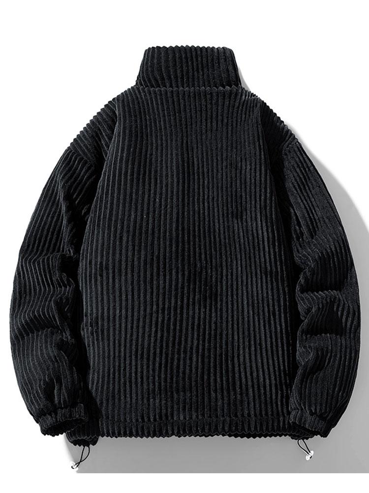 Quilted Lined Corduroy Coat