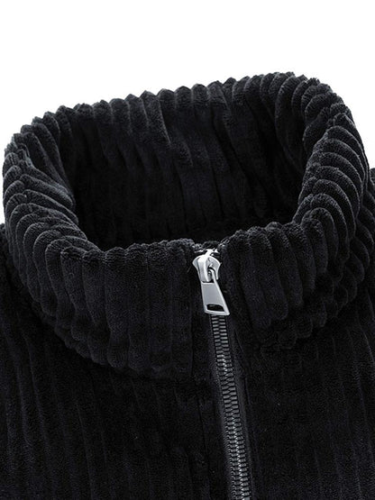 Quilted Lined Corduroy Coat